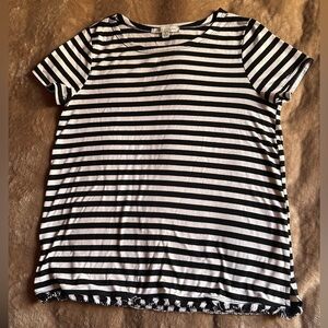 Green Envelope striped top size S